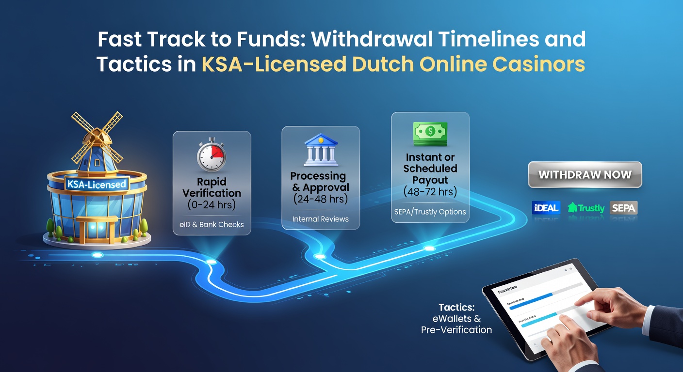 Grafiek met uitbetalingstermijnen in KSA-casinos, tonen van snelle verwerkingstijden via iDEAL en bankoverschrijving