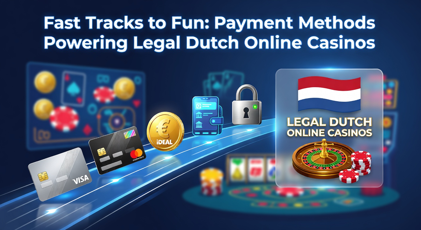 Overzicht van populaire betaalmethoden zoals iDEAL, creditkaarten en e-wallets die spelers in legale Nederlandse online casinos gebruiken voor snelle transacties