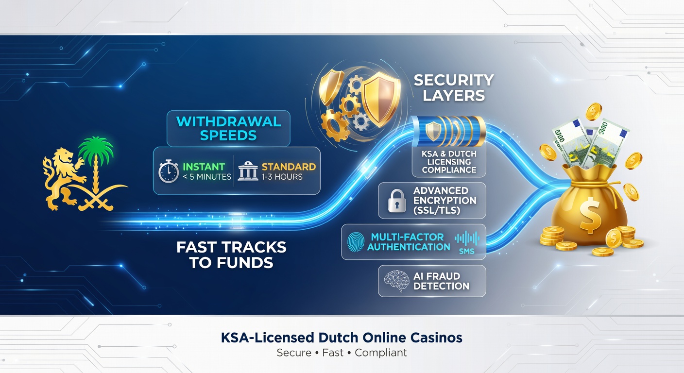 Schematische weergave van beveiligingsprotocollen met sloten, schilderen en verificatiestappen in een casino-interface