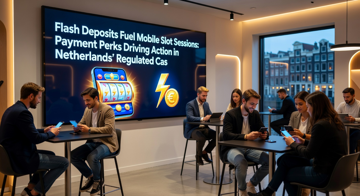 Grafiek toont toename in mobiele slot sessies door flash deposits in KSA-casinos