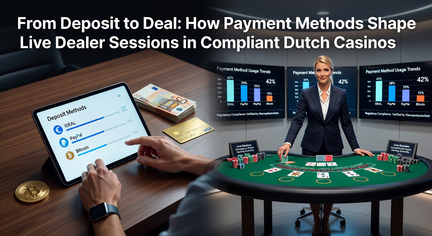 Overzicht van betaalmethoden die live dealer sessies in Nederlandse casinos ondersteunen