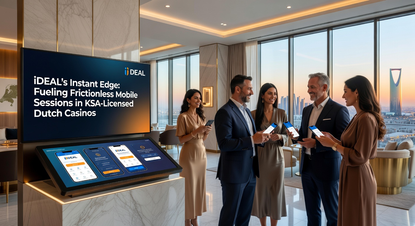 Grafiek met statistieken over transactie-snelheden en sessieduurverlenging door iDEAL Instant Edge in Nederlandse mobiele casinos