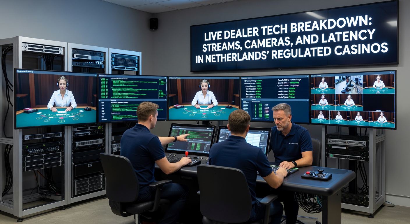 Live dealer tafel met meerdere camera's in een professioneel casino studio, gericht op blackjack spel in Nederlandse online casino omgeving