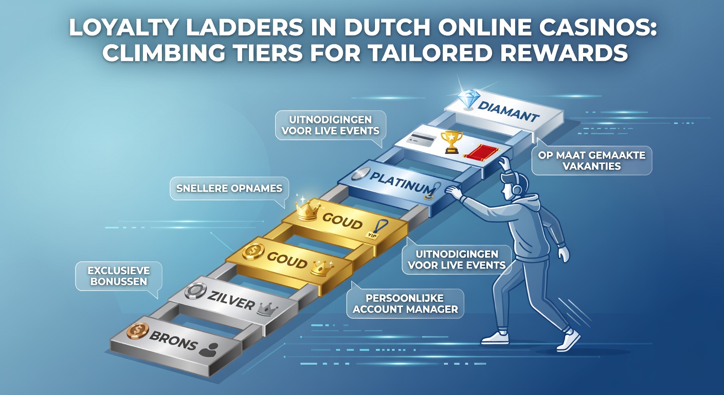 Voorbeeld van tier-voordelen in een loyaliteitsprogramma, met iconen voor cashback, VIP-toegang en bonussen