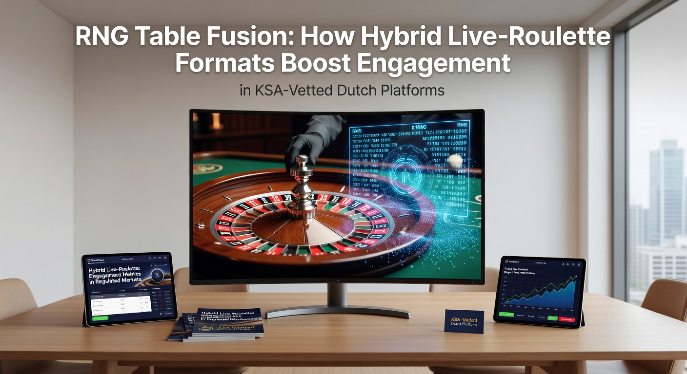 Spelersinterface van een RNG-fusie roulette spel op een KSA-platform, met live dealer en digitale bonuswielen zichtbaar op mobiel scherm