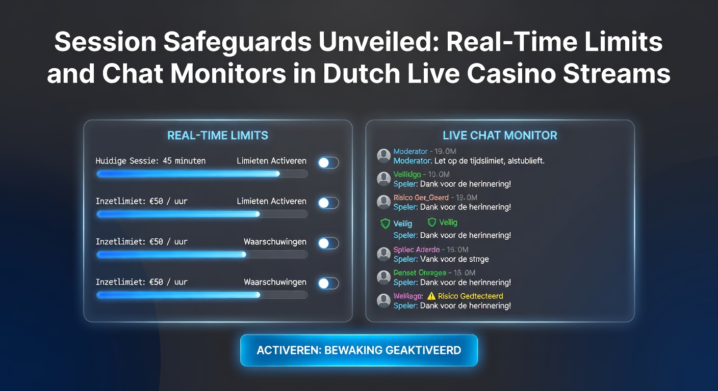 Close-up van een chatvenster in een live casino stream met gemodereerde berichten en automatische waarschuwingen voor risicovol gedrag