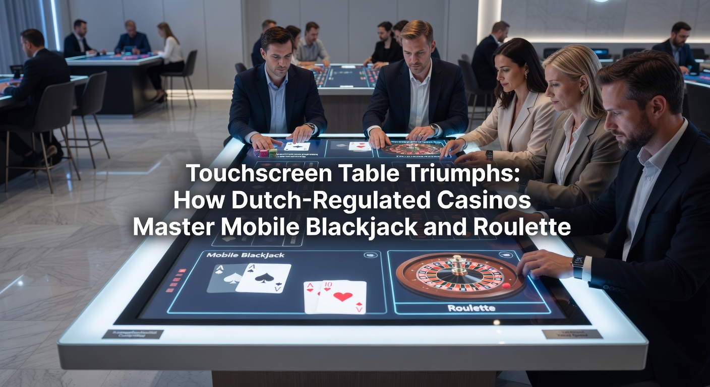 Dichtbijopname van een roulettewiel dat draait op een tablet-touchscreen, met kleurrijke fiches en een Europese lay-out in een KSA-casino app